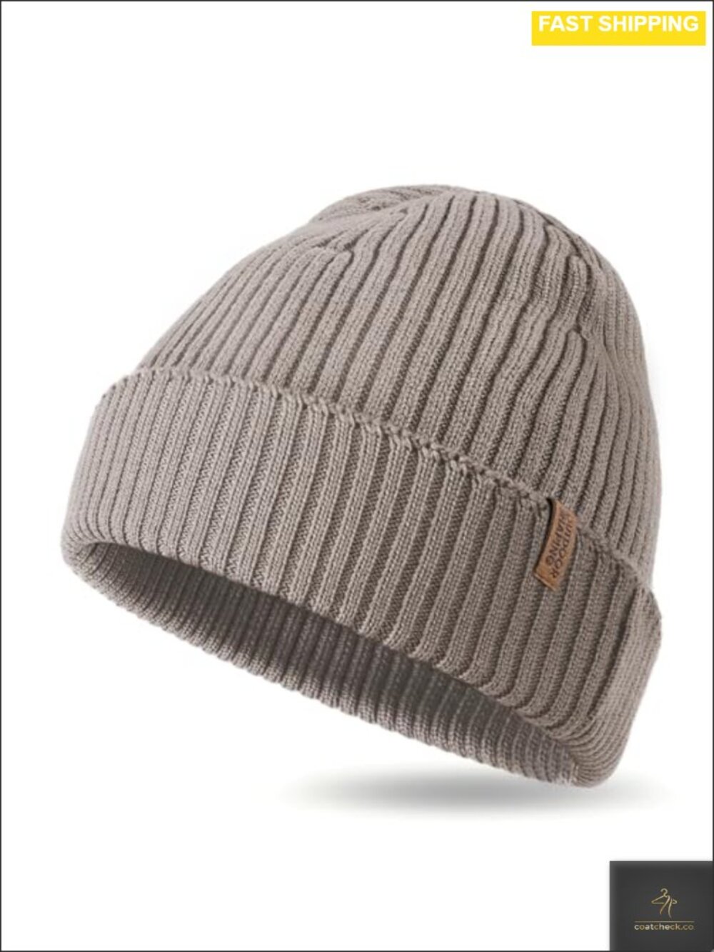 100% Merino Wool Beanie Cuffed Knit Winter Hat Unisex Warm